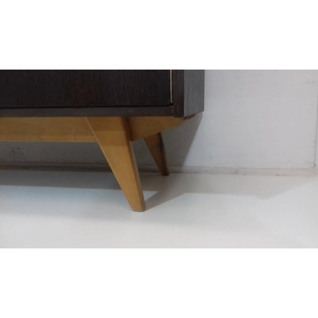 Vintage Oak Commode by Jiří Jiroutek, 1960s, in Very Good conditions. Designed 1960 to 1969