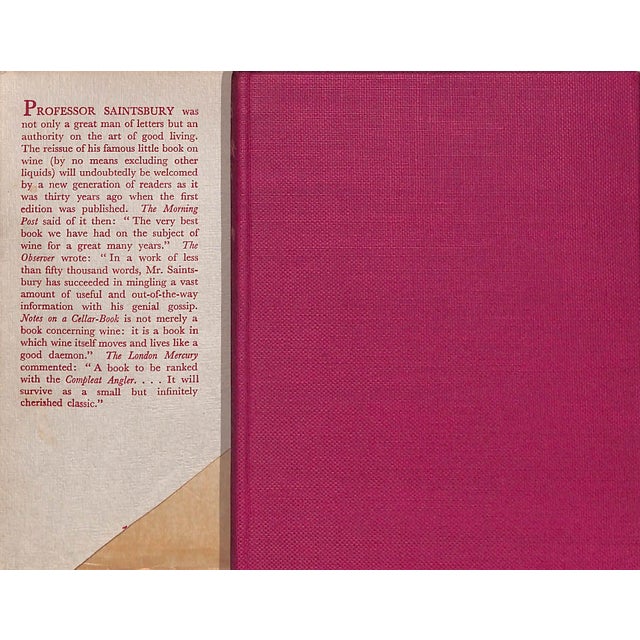 1950s "Notes on a Cellar-Book" 1953 Saintsbury, George For Sale - Image 5 of 5