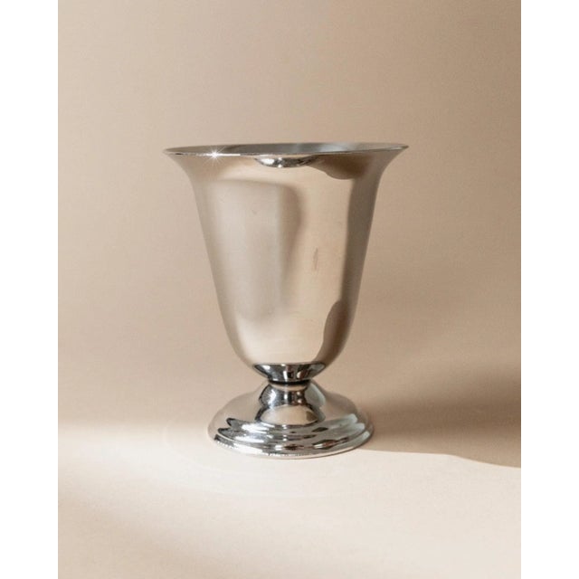 Vintage Stainless Steel Cups, Italy, 1970s, Set of 6 For Sale - Image 4 of 11