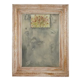 Handmade Silvered Glass Wood Molding Wall Mirror For Sale