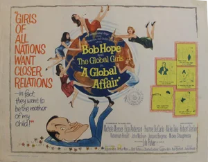 1964 Original American Movie Poster - Bob Hope and the Global Girls in "A Global Affair"