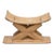 "X" Stretcher Rustic African Ashanti Stool For Sale