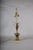 Hollywood Regency Brass Palm Leaf Table Lamp with Dual Socket and Square Plinth Base, Europe, 1960s For Sale - Image 4 of 7