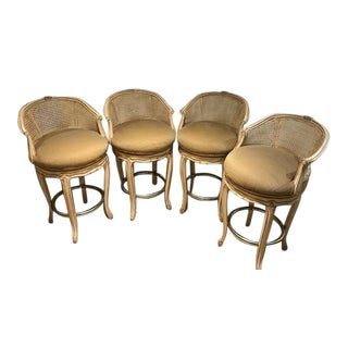 Swivel Kitchen Bar Stools - Set of 4 For Sale