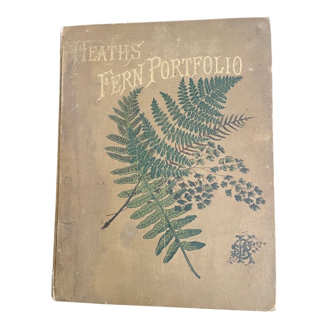 Heath's Fern Portfolio, 1885 Complete With 15 Chromolithographs For Sale