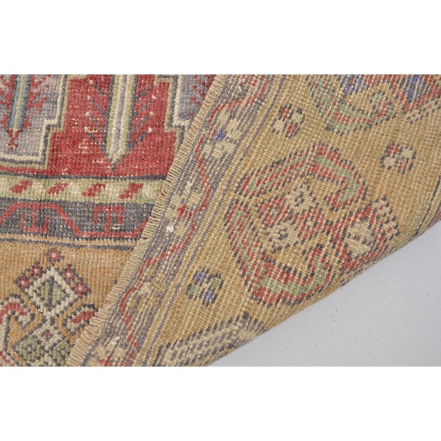 1950s Ethnic Handknotted Wool Carpet For Sale - Image 9 of 10