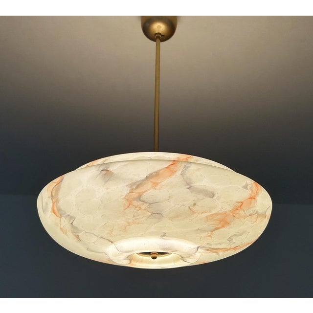 Art Deco Pendant Light in Uranium Glass, 1930s For Sale - Image 18 of 18