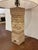Revelation Icon Lamps Carved Travertine - Pair. For Sale In Atlanta - Image 6 of 9