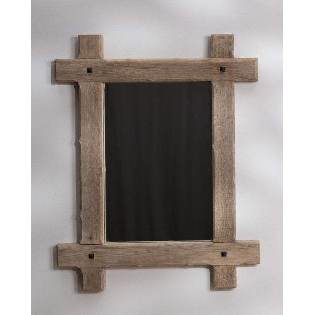 19th Century France Antique White Wood Mirror For Sale In Greensboro - Image 6 of 10