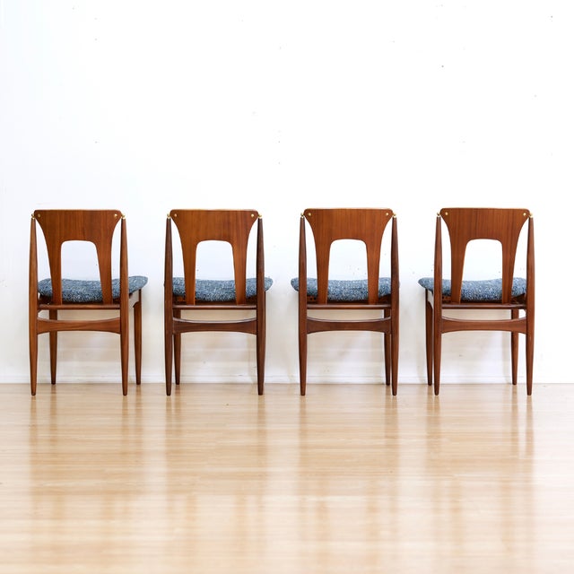 1960s Mid Century Dining Table & Chair Set by Furniture For Sale - Image 13 of 17