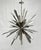 2010s Nickel & Brass "Sunburst" Chandelier by Remains Lighting, Los Angeles Modern For Sale - Image 5 of 18