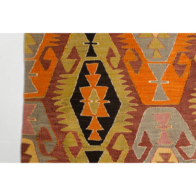 Vintage Floor Anatolian Kilim Rug For Sale - Image 10 of 10