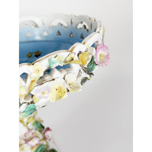19th Century Porcelain Fruit Bowl, Germany For Sale - Image 11 of 15