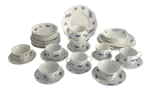 Antique English Longport China Set - Set of 39
