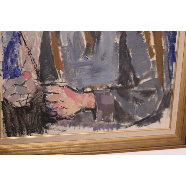 Pär Thorell, Portrait, 1955, Oil on Canvas, Framed For Sale - Image 11 of 18