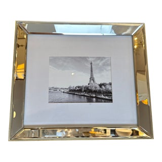 Parisian Regency Eiffel Tower in Beveled Mirror Frame For Sale