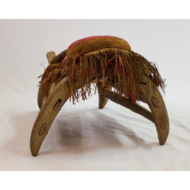 Antique Camel Saddle For Sale - Image 11 of 12