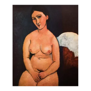 1950s After Amedeo Modigliani, "Seated Nude" First Edition Full-Color Print