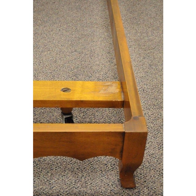 Vintage John Cherry Wood King Size Bed Frame 7159 Country