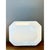 Vintage White Ceramic Serving Platter For Sale - Image 4 of 12