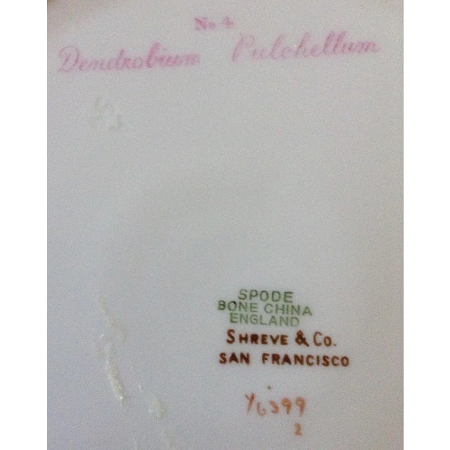 Illustration Spode Serving Platter With Shreve Sterling Rim For Sale - Image 3 of 5