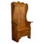 Antique 19thC English Pine Lambing Chair Hall Bench Settle With Drawer 1860 For Sale In Portland, OR - Image 6 of 9