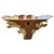 Stunningly beautiful sculptural console table hand carved from a single teak root. The flat surfaces have been polished...