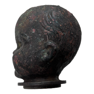 Antique Bronze Baby Doll Head Mold