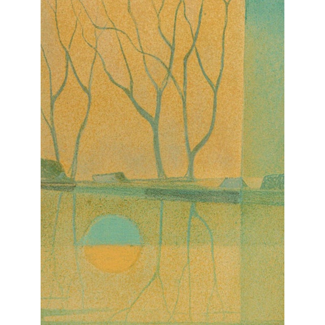 Sven Jonson, Lake, 1960, Color Lithograph on Paper For Sale - Image 4 of 11