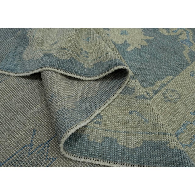 Textile Turkish Oushak Rug 9'10" x 14' #18594 For Sale - Image 7 of 8
