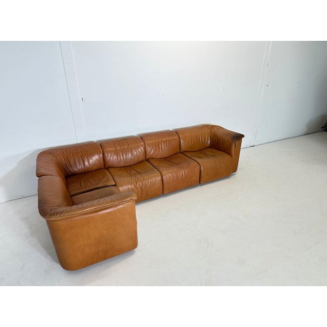 Modular Leather Sofa from Wittmann, Set of 5 For Sale - Image 6 of 17