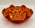 Boho Chic 1950s Red & Yellow Lace Pattern Trinket Dish For Sale - Image 3 of 7