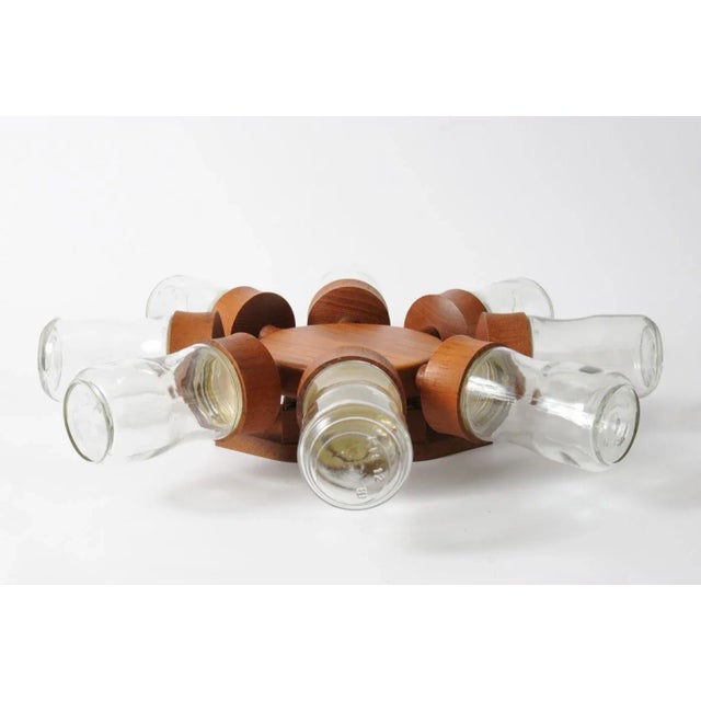 Modern Danish Teak Spice Carousel from Digsmed, 1960s For Sale - Image 3 of 8