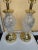 Mid 20th Century Cut Glass Lamps With Diamond Shape Finial - a Pair For Sale - Image 5 of 11