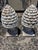 Pair of Vintage Weathered Pinecone Garden Finials For Sale - Image 10 of 11