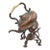 Late 19th Century Rare Gabriel Desbrueres French Silver Plate Spirit Kettle Authentic Patina For Sale