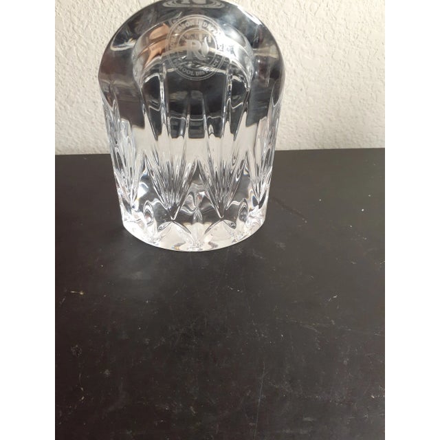 1980s 1980s Marquis Waterford Crystal Caprice Desk Paperweight Clock For Sale - Image 5 of 8