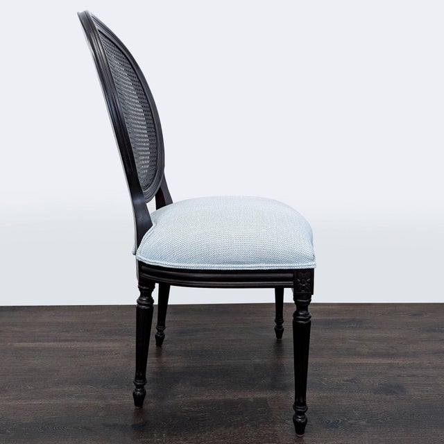 French Ethan Allen Chrystiane Dining Side Chair For Sale - Image 3 of 12