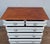 Chest of Drawers in Painted Pine Wood, 1920s For Sale - Image 11 of 16