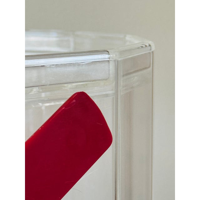 1970’s Fratelli Guzzini Acrylic Ice Bucket For Sale In Palm Springs - Image 6 of 13