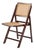 Vintage German Modernist Cane Folding Chair For Sale