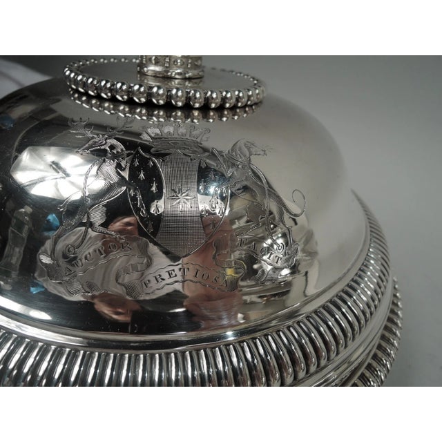 Metal Early 19th Century Paul Storr Vegetable Dishes Neoclassical Georgian Bowls English Sterling Silver - 2 pcs For Sale - Image 7 of 11
