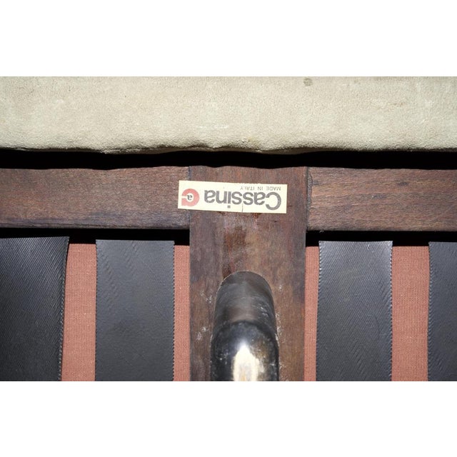 Italian Violoncello Love Seat by Piero De Martini for Cassina, Italy, 1970s For Sale - Image 12 of 15