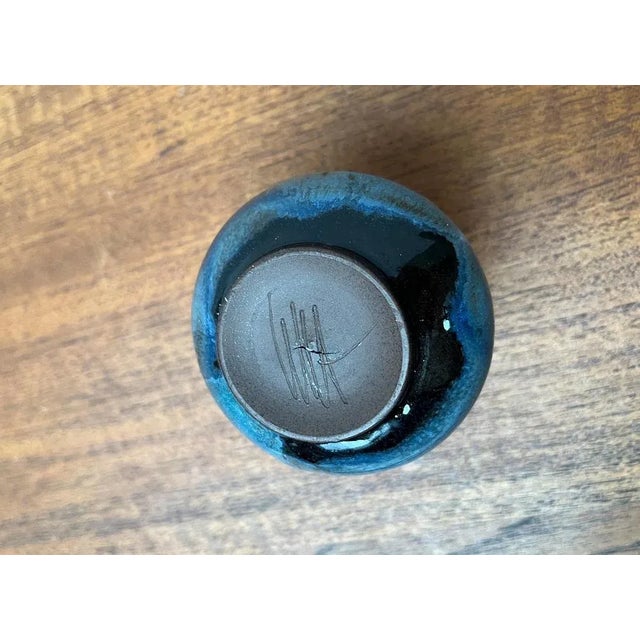 Mid-Century Small German Studio Pottery Vase by Janne Reckert-Cordua, 1960s For Sale - Image 10 of 12