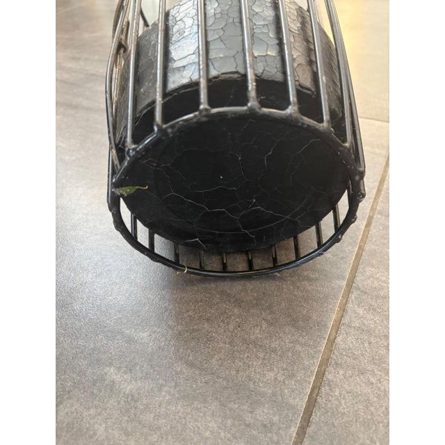 Metal Black Umbrella Stand by Walter Bosse, 1950s For Sale - Image 7 of 9