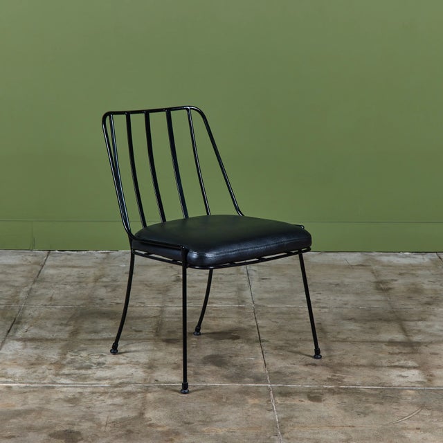 Metal Paul Laszlo Patio Dining Set for Pacific Iron For Sale - Image 7 of 17