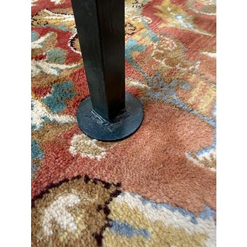 Wrought-Iron Coffee Table with Glass Top For Sale - Image 6 of 8