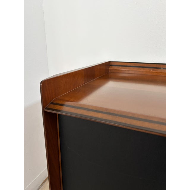 Wooden and Leather Artona Sideboard by Afra & Tobia Scarpa for Maxalto, Italy, 1970s For Sale - Image 14 of 18