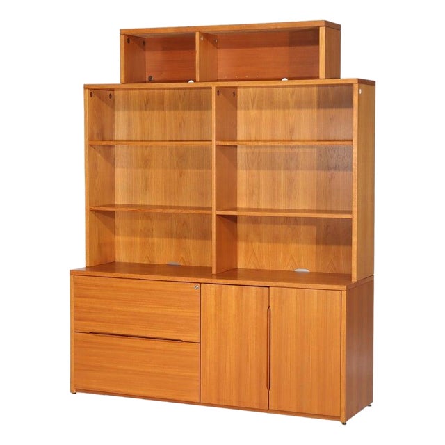 Jesper MCM Teakwood 3-Piece Modular Cabinet C1960 For Sale