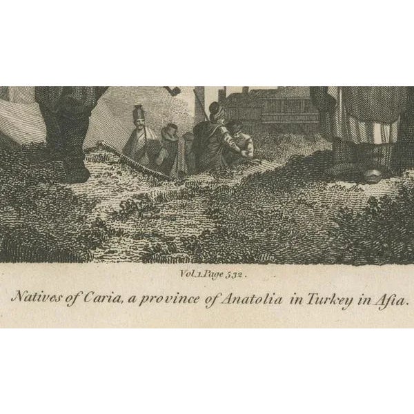 Cooke, Natives of Caria, Province of Anatolia in Turkey in Asia, 1801, Print For Sale - Image 3 of 7
